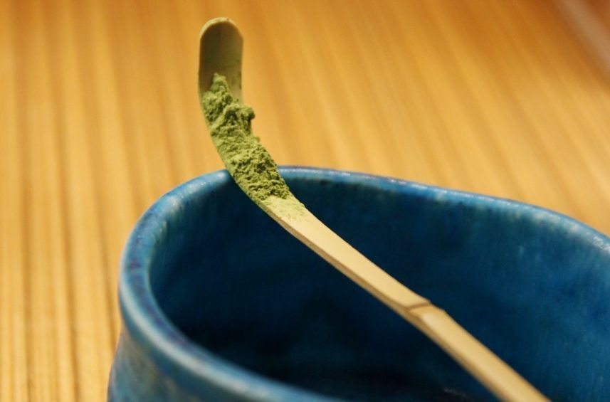 Te verd Matcha a granel a Inhala Cafès i Tes, Granollers.