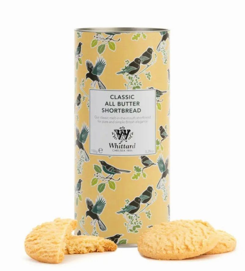 Les galetes "Classic All butter Shortbread" de Whittard of Chelsea estan elaboradas amb mantega i són delicioses, cruixents, autèntiques i ideals per acompanyar un perfecte tea time.

També et podem oferir les galetes de Maduixa i Xocolata Blanca i les “Earl Grey All butter Biscuits” amb el seu perfum únic de bergamota.

Presentades en aquest bonic pot cilíndric fan que sigui un regal ideal per un amant dels tes, cafès i infusions.

A INHALA t’ oferim una acurada selecció dels millors cafès, tes, xocolates i galetes.