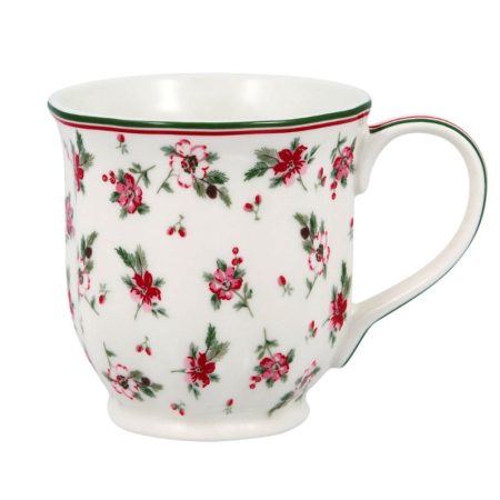 La taza Tea Mug Astrid White de porcelana de GreenGate es una taza preciosa para hacer un regalo muy especial combinándola con un café, té, infusión, chocolate o galletas.

Su estampado floral es alegre, delicado y romántico.

Mide 9 cm. de alto.

Combina perfectamente con otros estampados de esta firma danesa tan exclusiva.

En INHALA Cafés y Tés somos punto de venta de GreenGate desde hace muchos años.

¿Vienes a conocernos? Te estamos esperando en Portalet, 9, Granollers, Barcelona.