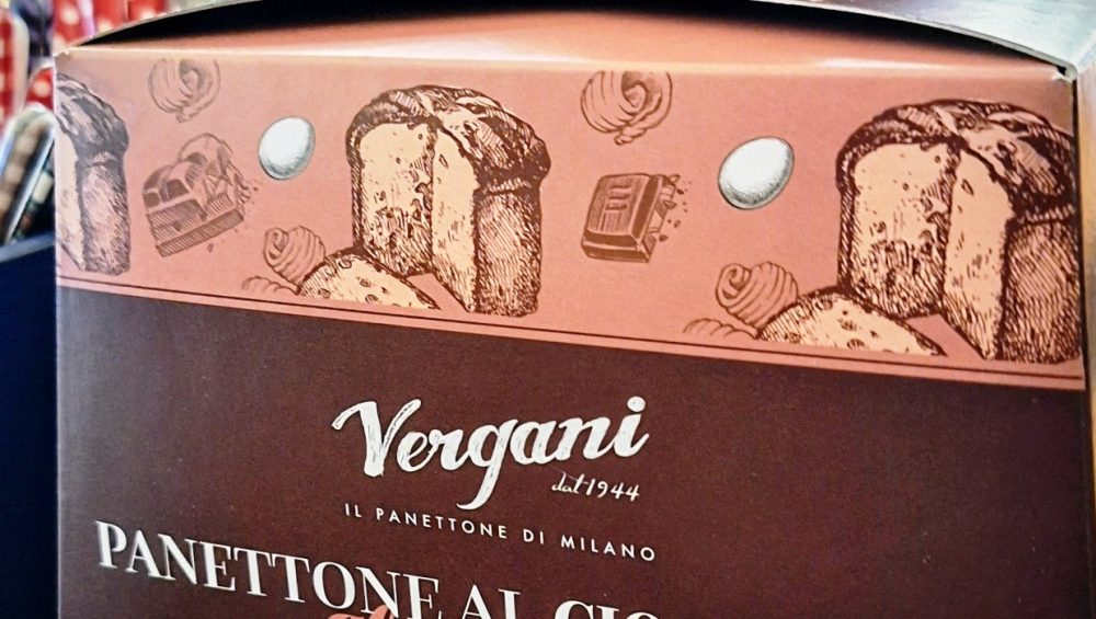 Panettone de Chocolate sin Gluten Vergani