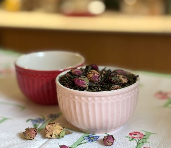 té verde cranberry rose te verd Inhala Cafés y Tés Granollers Barcelona